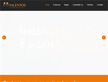 Tablet Screenshot of consultoriatalentos.com.br